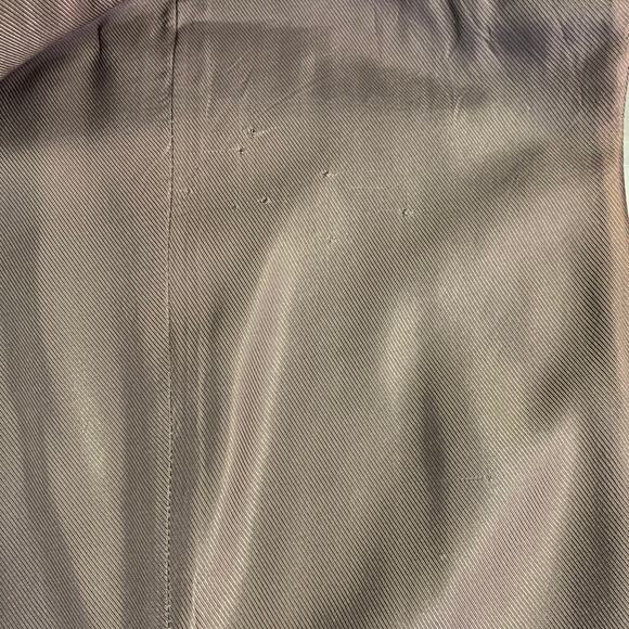 NEIL BARRETT Size L Grey White Pinstripe Wool Double Breasted Notch Lapel Vest - Picture 9 of 11